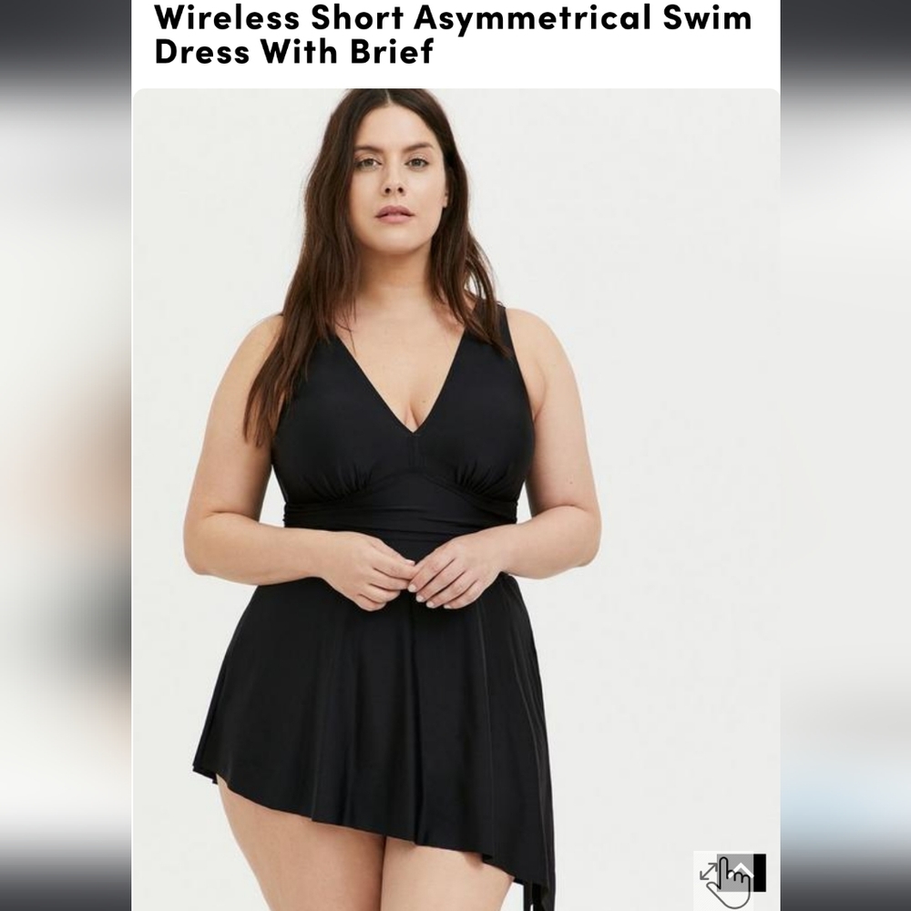 Torrid size 3 black swimsuit